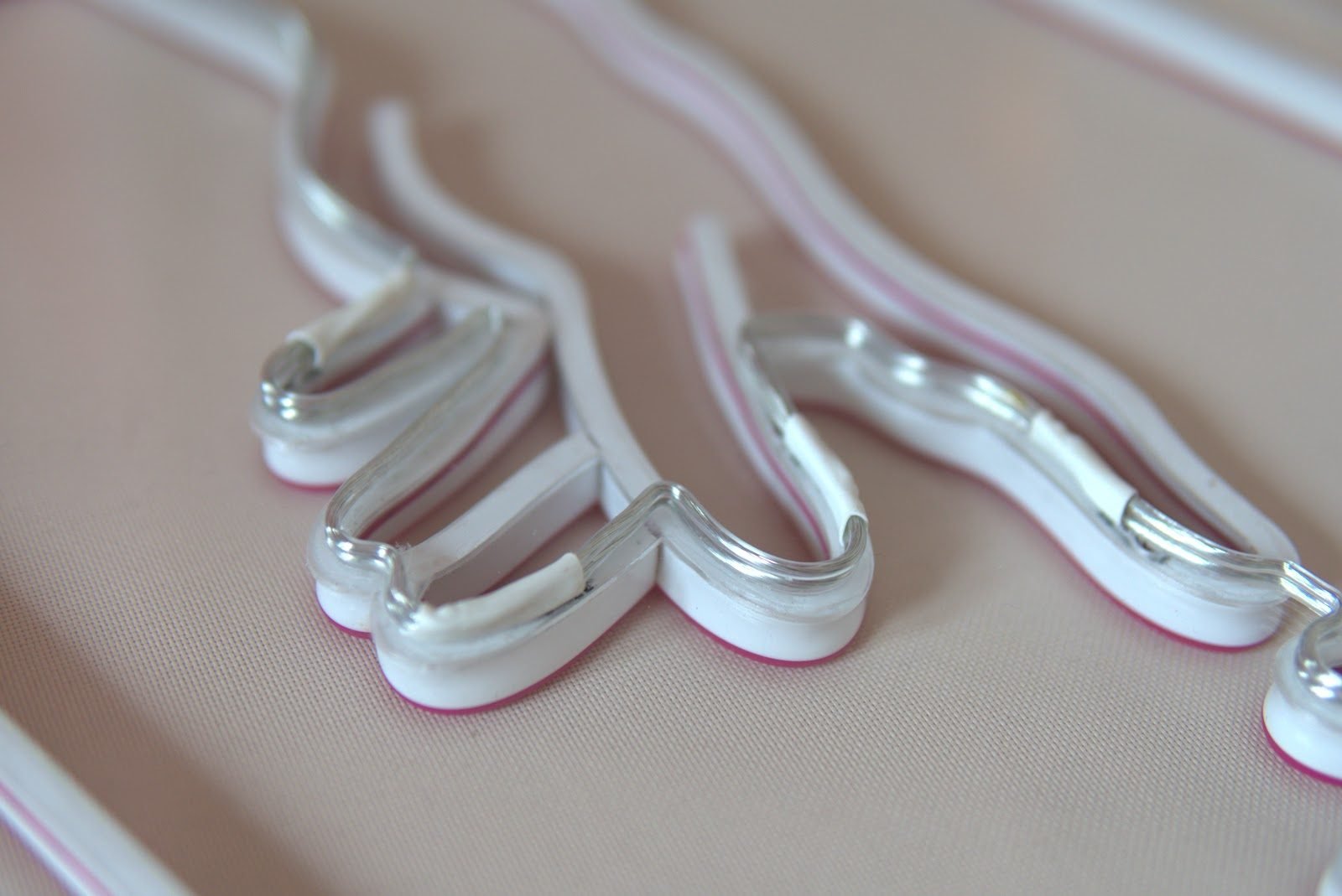 Side view of an LED neon line in its channel