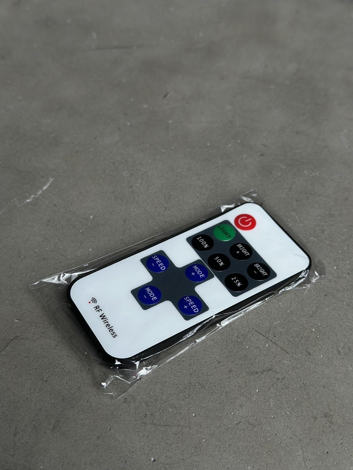 Remote control for dimming a neon sign